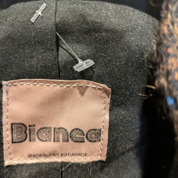 Bianca Brown Tweed Blazer Size 12 - Picture 7 of 16